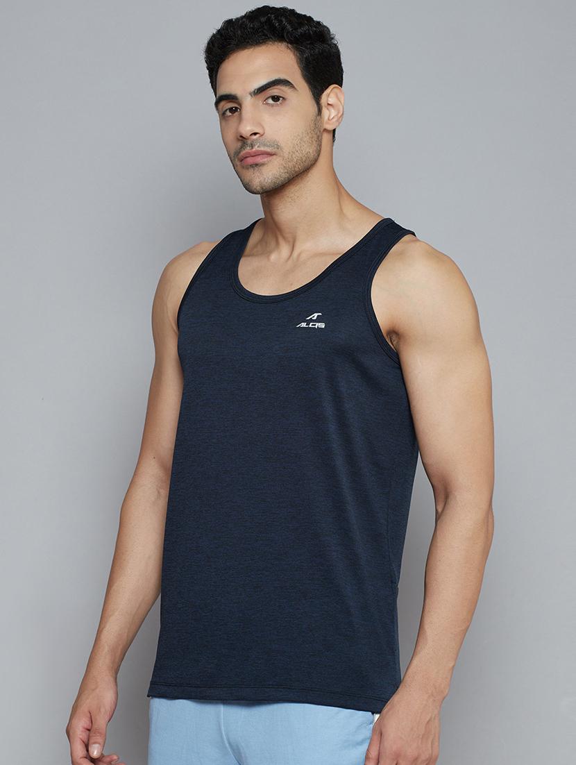 navy-blue color-blocked t-shirt - 18420173 - Standard Image - 1