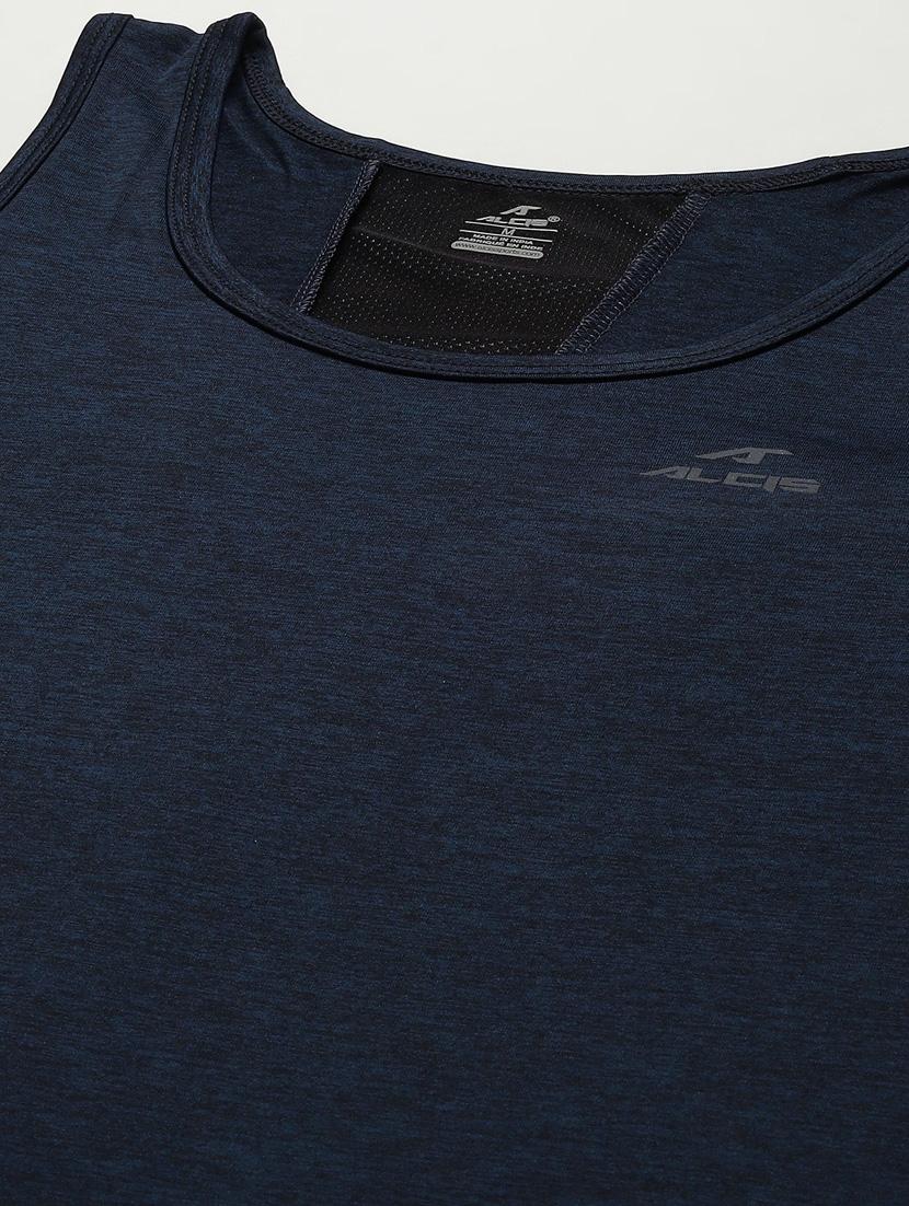 navy-blue color-blocked t-shirt - 18420173 - Standard Image - 4