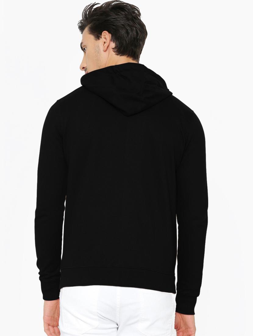black chest print sweatshirt - 18420482 -  Standard Image - 1