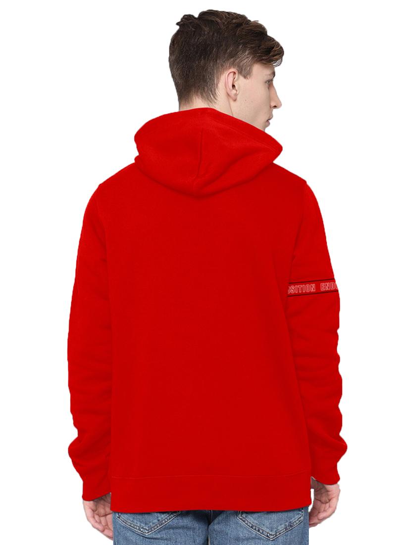 red chest print sweatshirt - 18421559 - Standard Image - 1