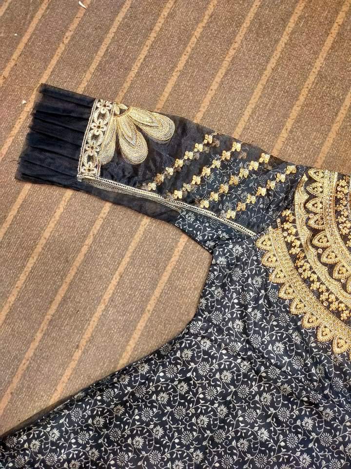 embroidered girl frock  - 18421744 -  Standard Image - 1