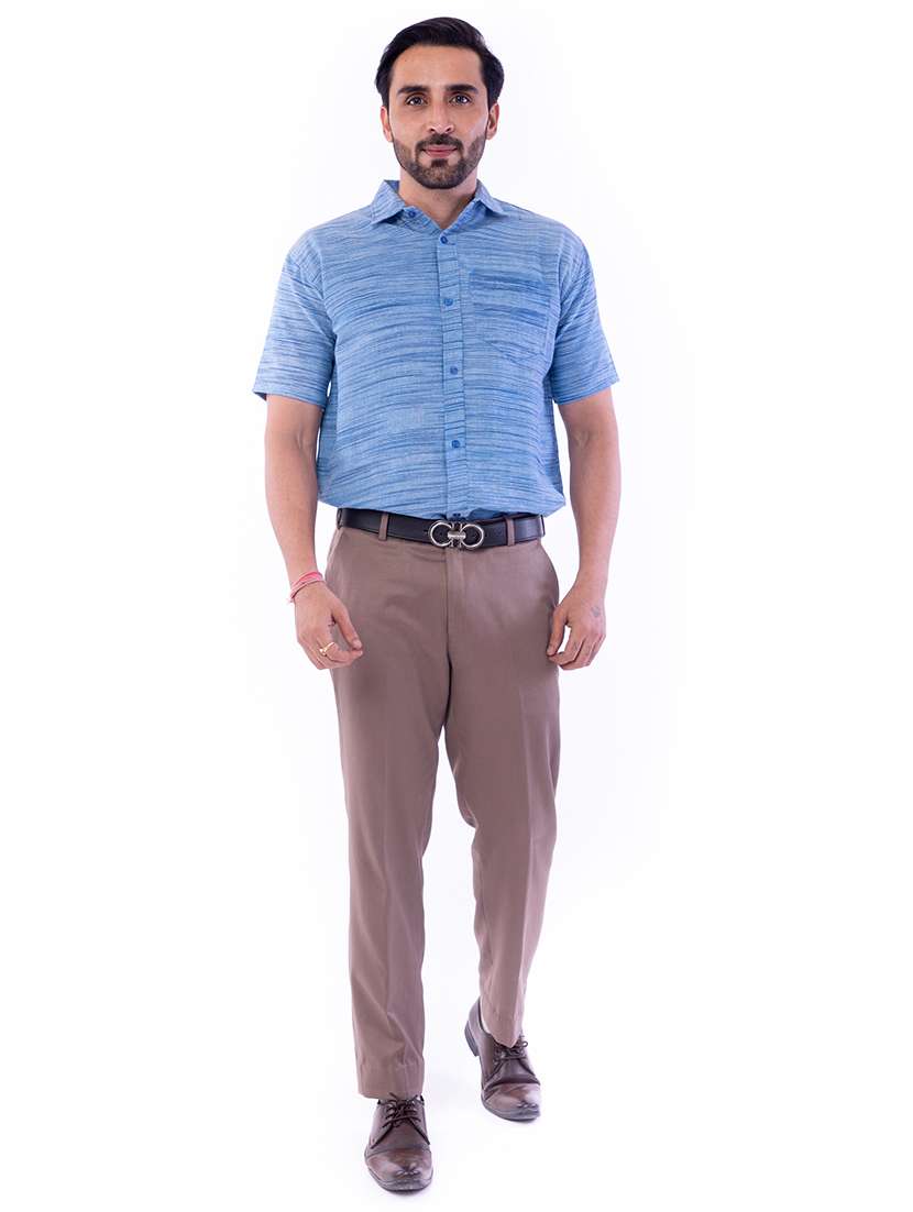 mens solids formal shirt - 18422726 -  Standard Image - 4