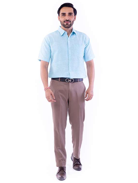mens solids formal shirt - 18422726 -  Standard Image - 9