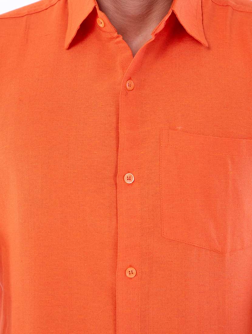 mens solid casual shirt - 18423041 -  Standard Image - 4