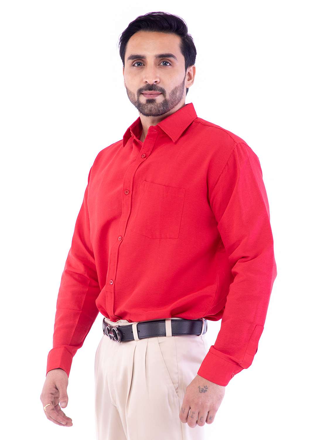 Mens Solid Casual Shirt - 18423051 -  Standard Image - 6