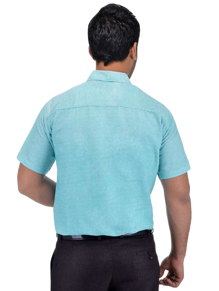 mens solids formal shirt - 18423181 - Standard Image - 6