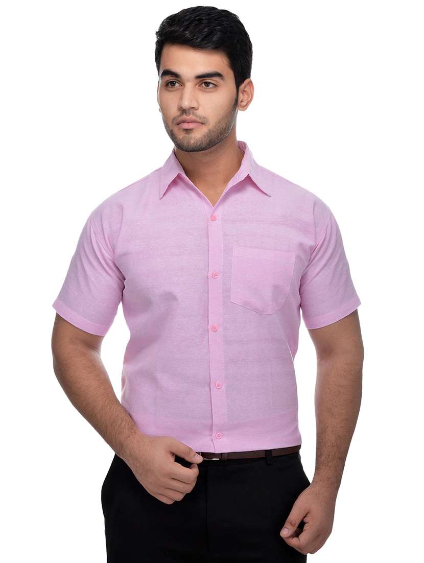 mens solids formal shirt - 18423188 -  Standard Image - 4