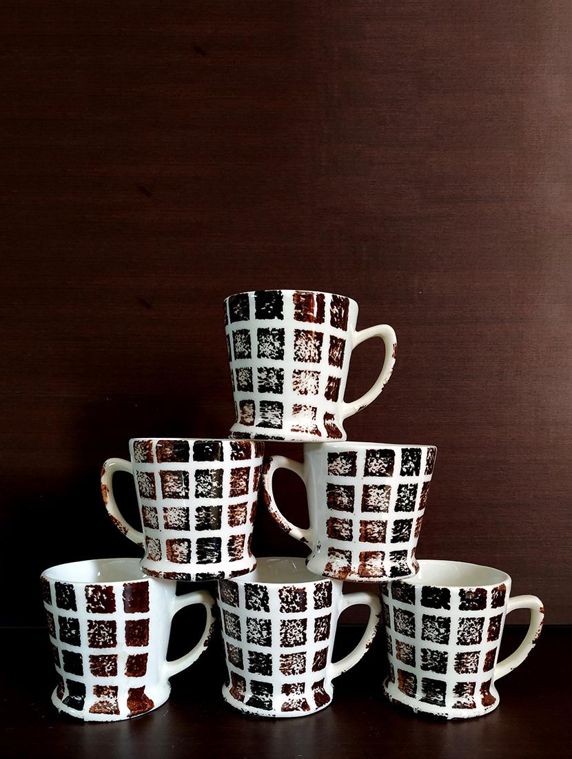 designer set of 6 cups | cup set | tea cups | coffee cups | ceramic