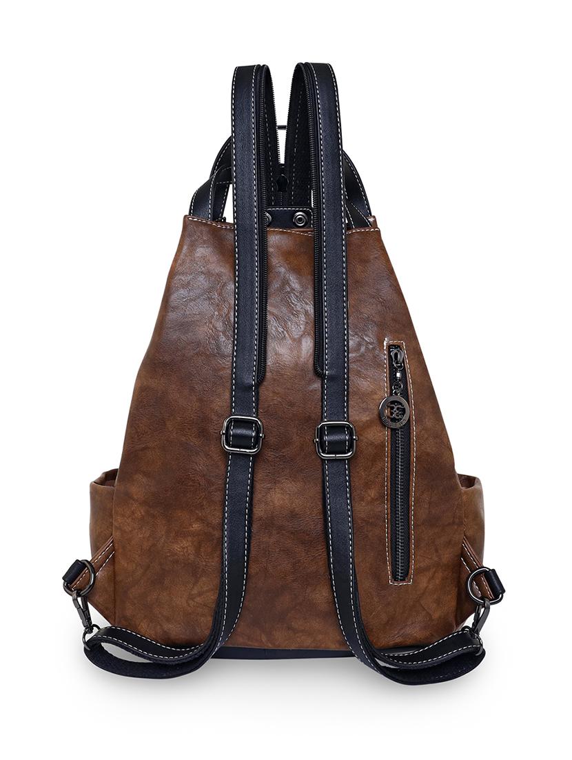 brown floral regular backpack - 18424717 -  Standard Image - 1