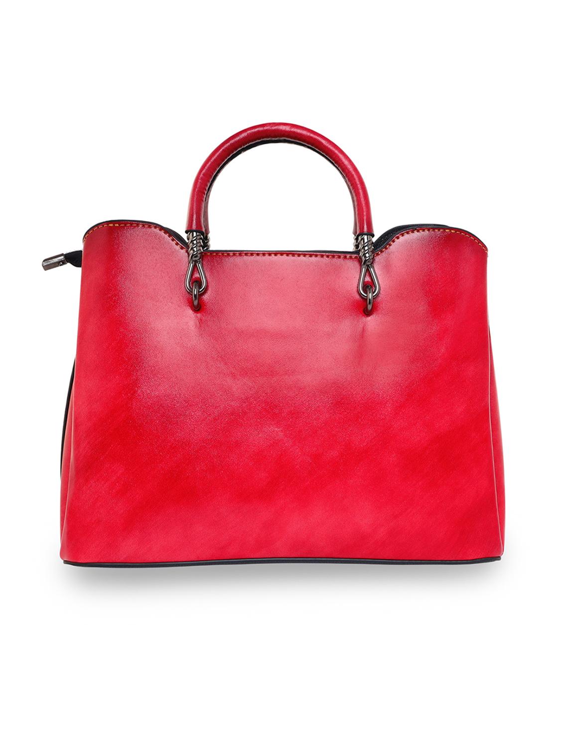 red floral regular handbag - 18424747 - Standard Image - 1