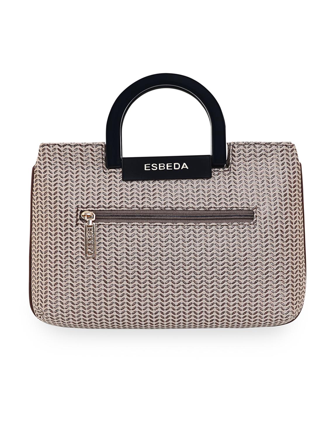 gold textured regular handbag - 18424769 -  Standard Image - 1