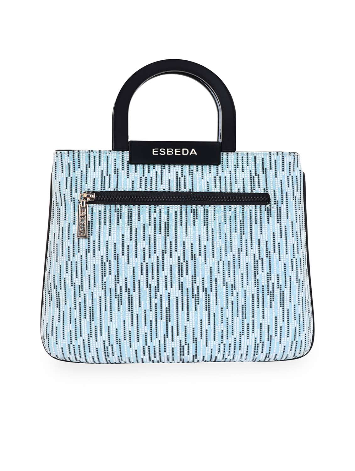 blue printed regular handbag - 18424776 -  Standard Image - 1