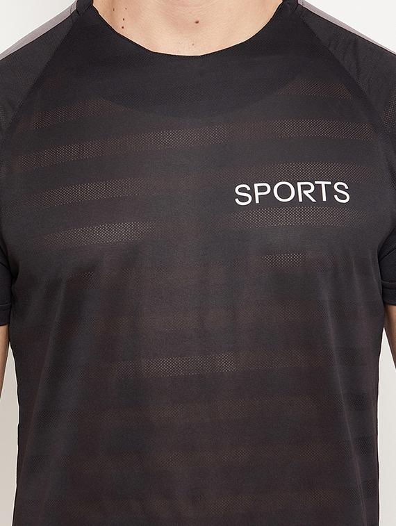 black printed t-shirt - 18425901 - Standard Image - 4
