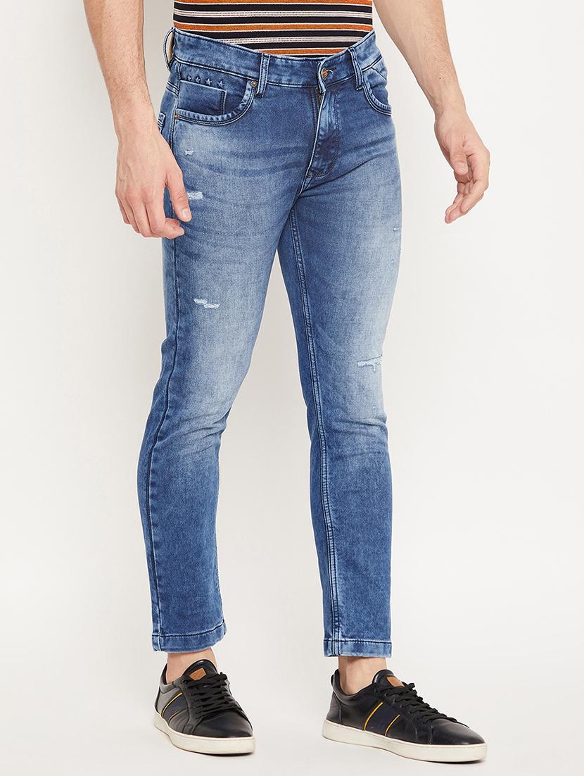 light blue light washed denim jean - 18425904 - Standard Image - 1