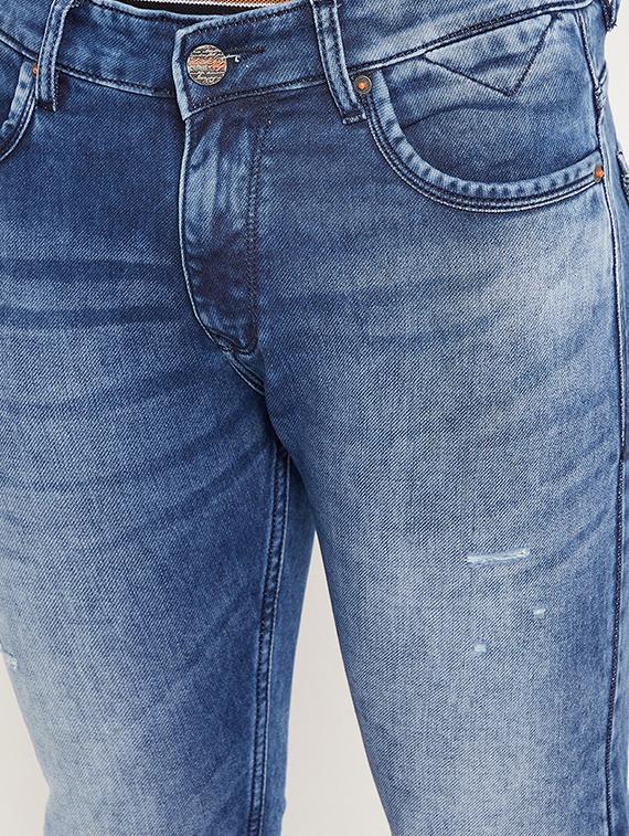 light blue light washed denim jean - 18425904 - Standard Image - 4
