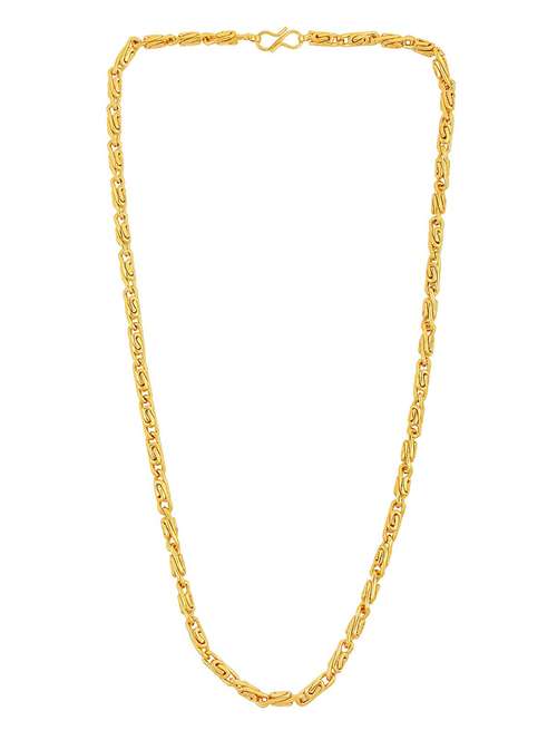 gold plated chain necklace - 18426065 - Standard Image - 0
