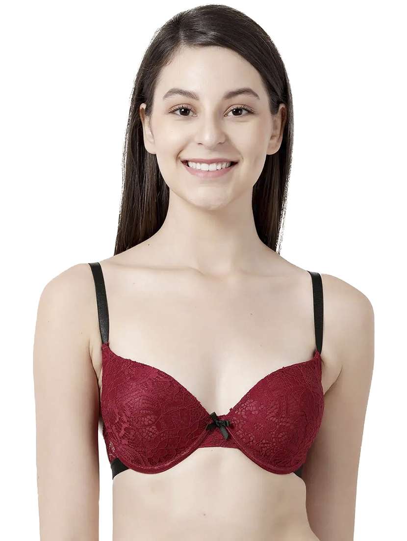 pack of 3 laced plunge bra - 18426195 - Standard Image - 1