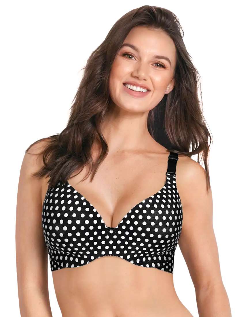 set of 3 printed t-shirt bra - 18426235 -  Standard Image - 4