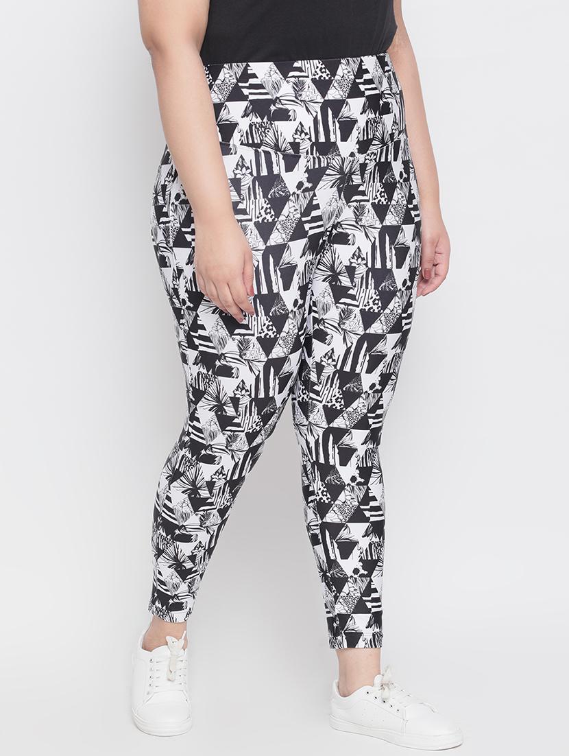 high rise printed jegging - 18426898 - Standard Image - 1