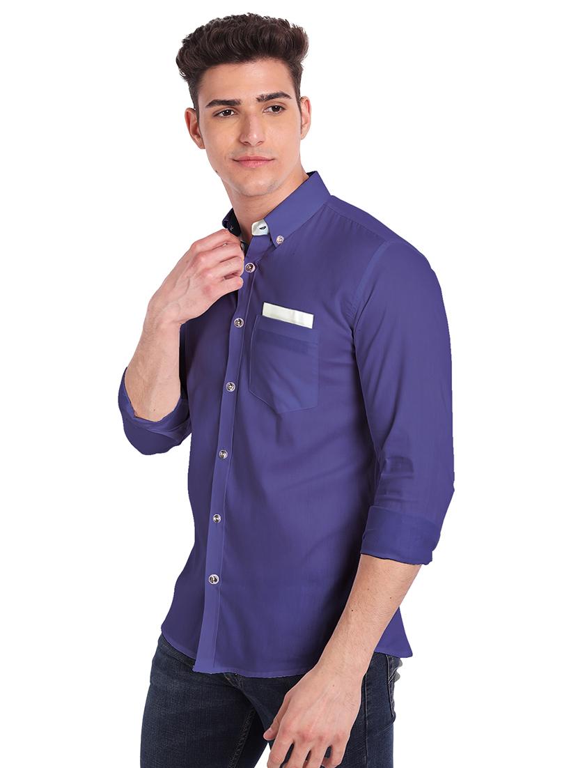mens solid casual shirt - 18426970 -  Standard Image - 1