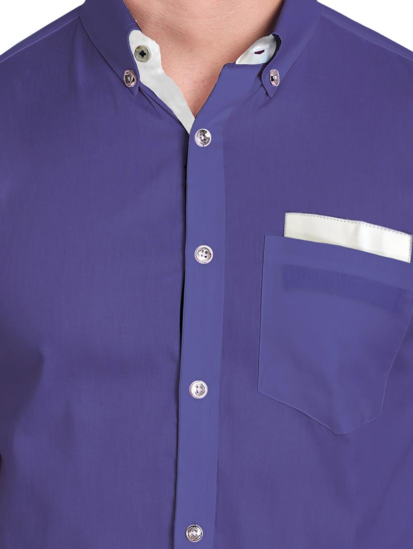 mens solid casual shirt - 18426970 - Standard Image - 4
