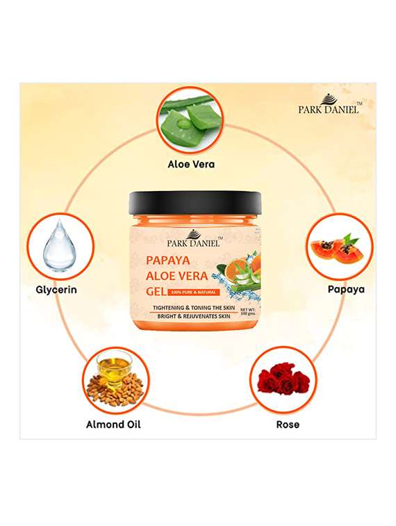 park daniel papaya aloe vera gel pack of 1(100 ml) - 18427059 - Standard Image - 1