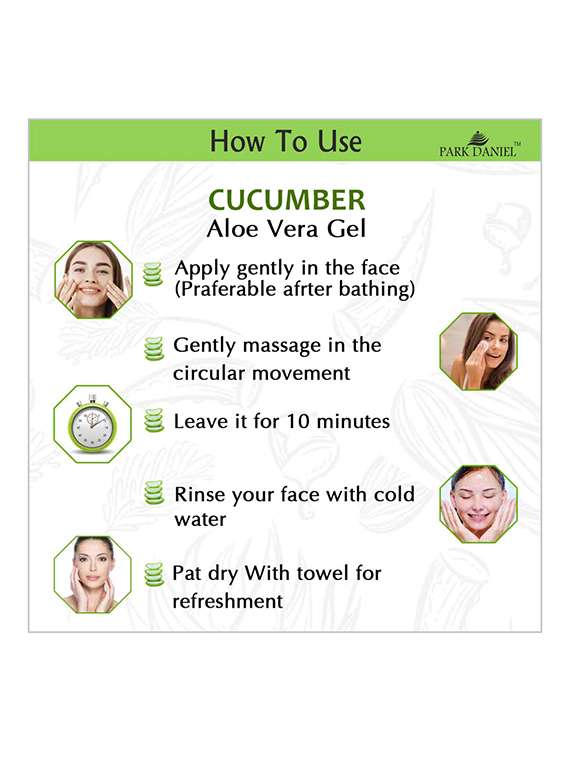 park daniel cucumber aloe vera gel pack of 1(100 ml) - 18427067 -  Standard Image - 1