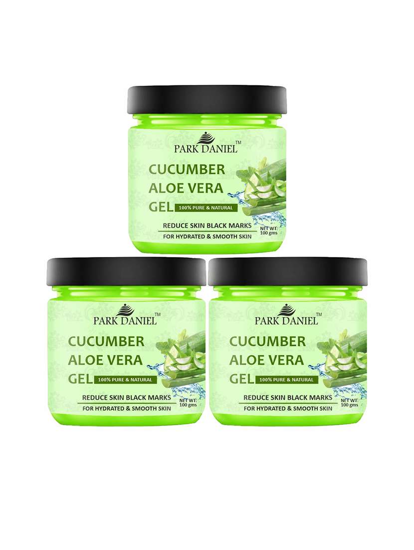 park daniel cucumber aloe vera gel pack of 3(3x100 ml)