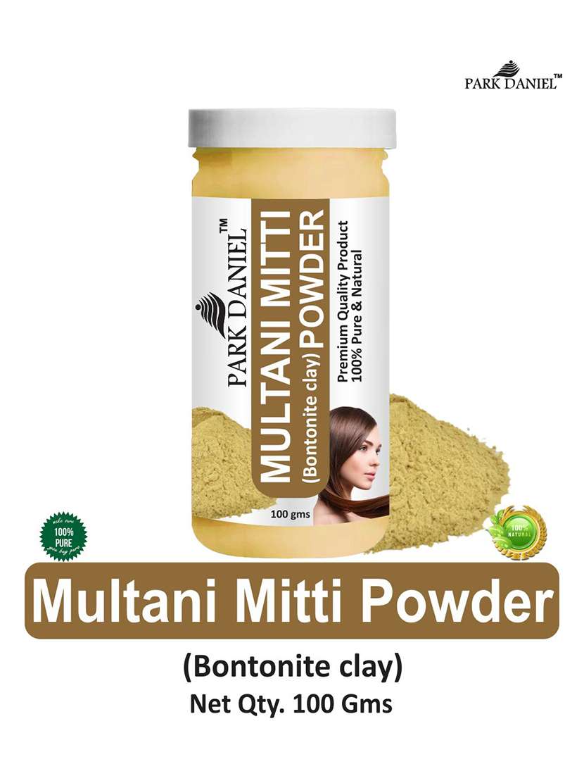 park daniel premium multani mitti powder combo pack 3 bottles of 100 gms(300 gms) - 18427158 -  Standard Image - 1