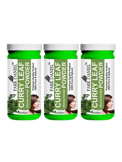 park daniel premium curry leafs powder combo pack 3 bottles of 100 gms(300 gms) - 18427230 -  Standard Image - 0