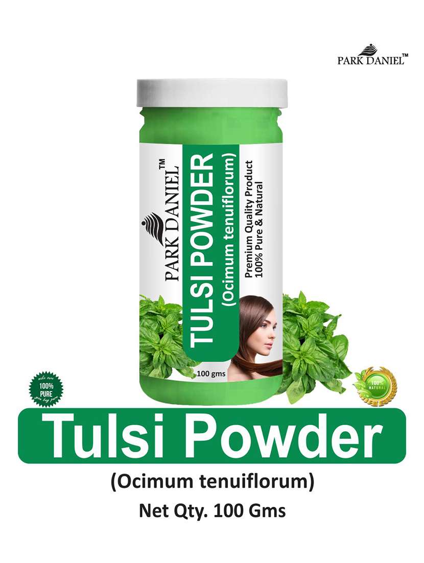 park daniel pure & natural tulsi powder & gokhru powder combo pack of 2 bottles of 100 gm (200 gm ) - 18427288 -  Standard Image - 1