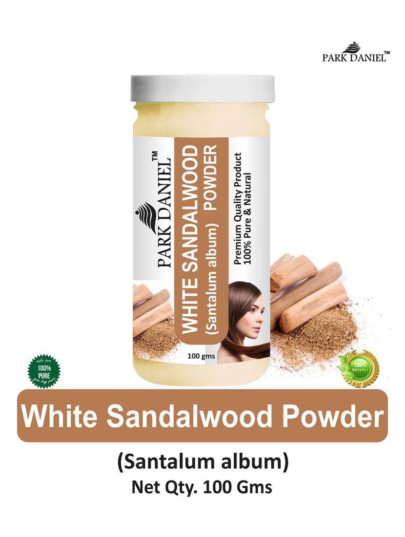 park daniel premium white sandalwood powder & potato powder combo pack of 2 jars of 100 gms(200 gms) - 18427337 -  Standard Image - 1