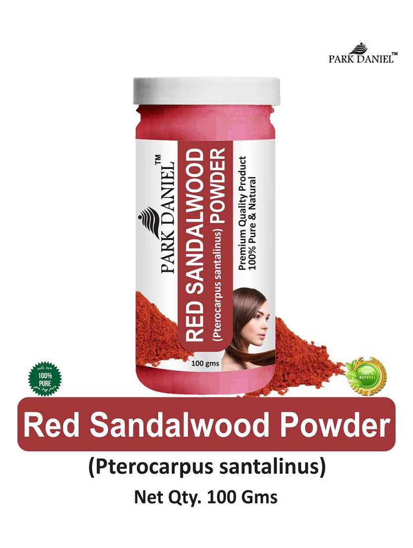 park daniel premium red sandalwood powder & tomato powder combo pack of 2 jars of 100 gms(200 gms) - 18427369 -  Standard Image - 1