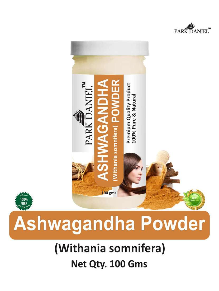 park daniel premium ashwagandha powder & activated charcoal powder combo pack of 2 jars of 100 gms(200 gms) - 18427420 -  Standard Image - 1