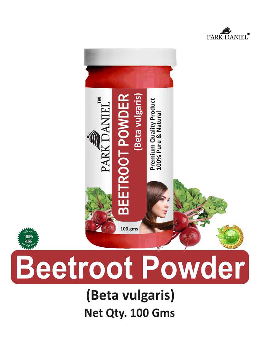 park daniel premium beetroot powder & heena leaf powder combo pack of 2 jars of 100 gms(200 gms) - 18427468 -  Standard Image - 1