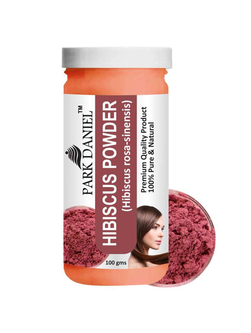 park daniel 100% pure & natural hibiscus powder & amba haldi powder combo pack of 2 jars of 100 gms(200 gms) - 18427572 -  Standard Image - 1