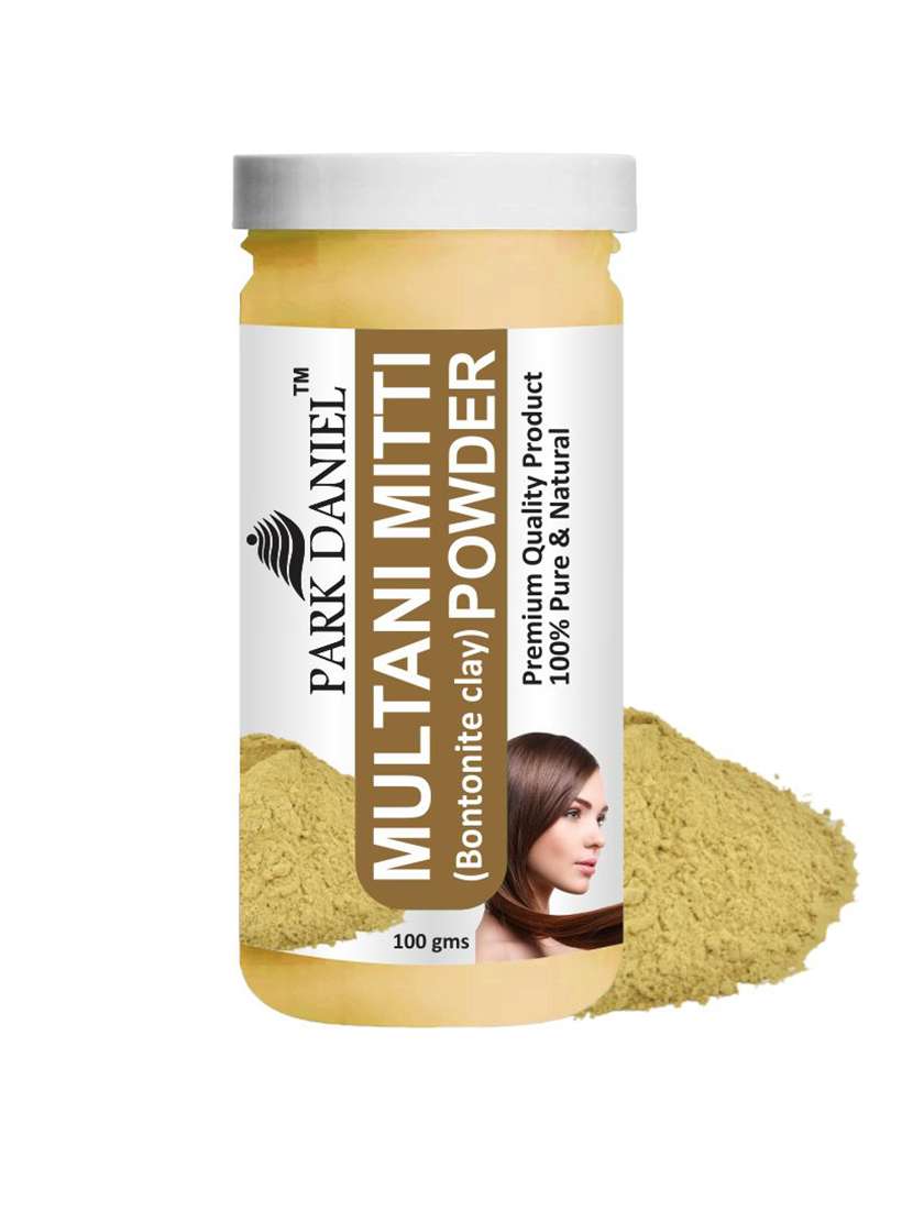 park daniel 100% pure & natural multani mitti powder & methi powder combo pack of 2 jars of 100 gms(200 gms) - 18427618 -  Standard Image - 1