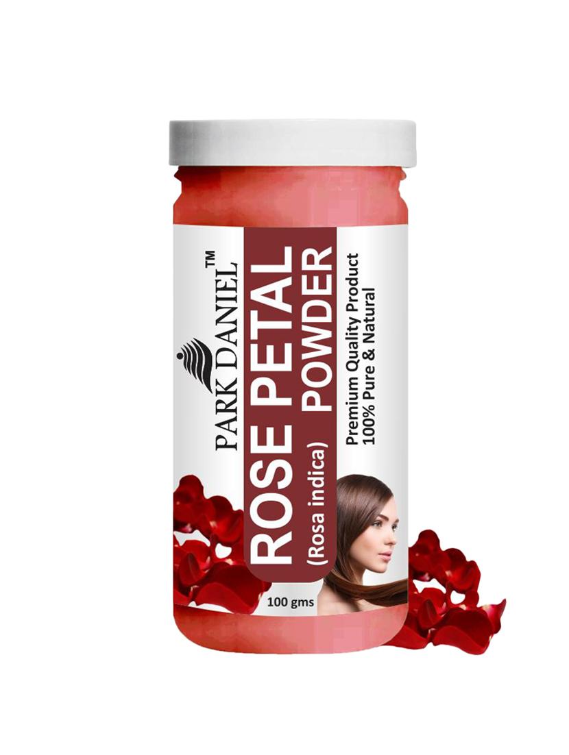 park daniel pure & natural rose petal powder & amba haldi powder combo pack of 2 bottles of 100 gm (200 gm ) - 18427661 - Standard Image - 1