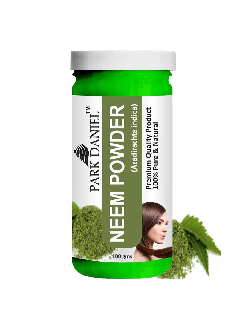 park daniel 100% pure & natural neem powder & kasturi haldi powder combo pack of 2 jars of 100 gms(200 gms) - 18427700 -  Standard Image - 1