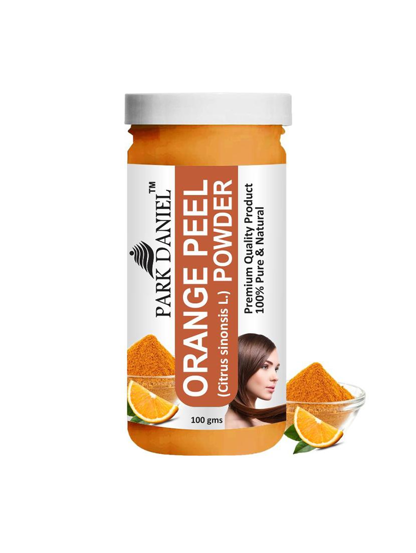 park daniel 100% pure & natural orange powder & tej patta powder combo pack of 2 jars of 100 gms(200 gms) - 18427797 - Standard Image - 1