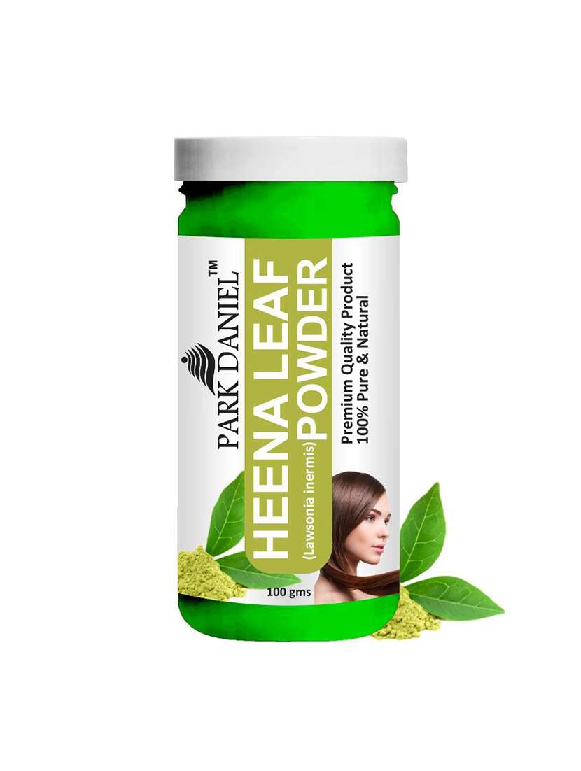 park daniel 100% pure & natural heena leaf powder & activated powder combo pack of 2 jars of 100 gms(200 gms) - 18427884 -  Standard Image - 1