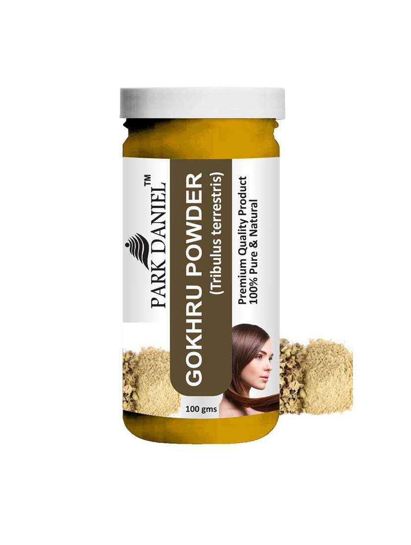park daniel 100% pure & natural gokhru powder & tej patta powder combo pack of 2 jars of 100 gms(200 gms) - 18427945 -  Standard Image - 1