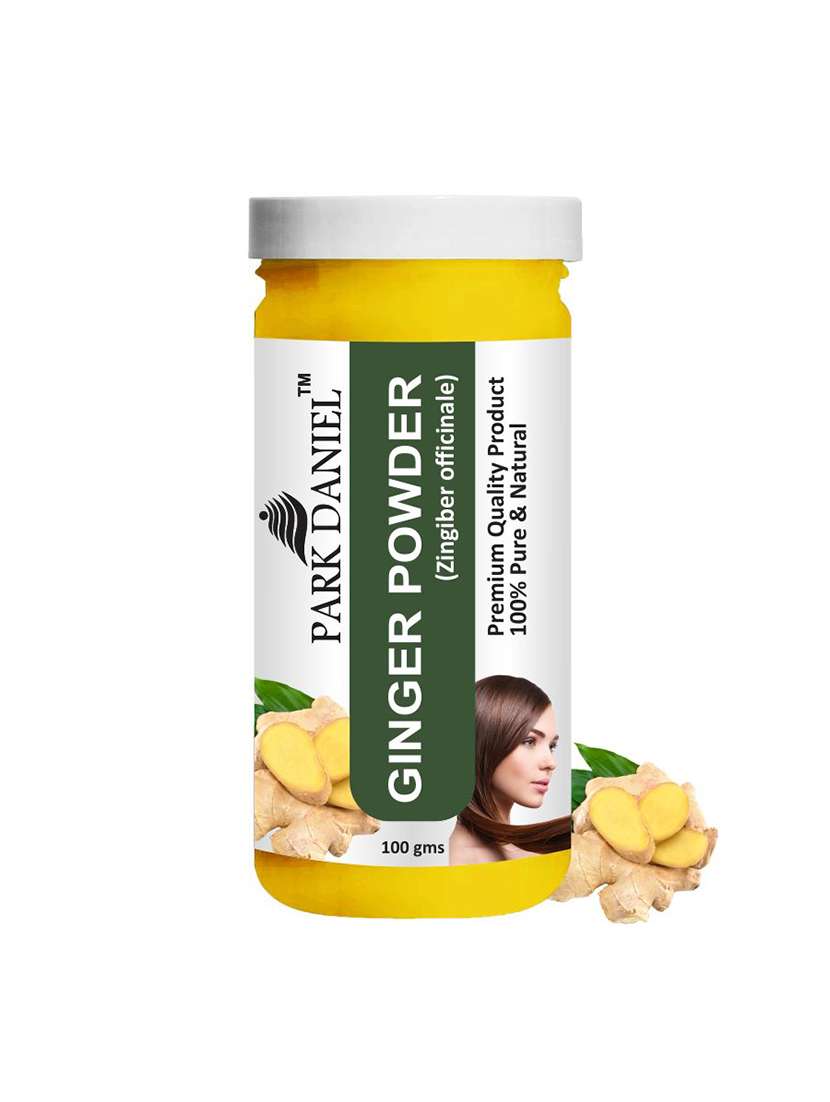 park daniel 100% pure & natural ginger powder & kasturi haldi powder combo pack of 2 jars of 100 gms(200 gms) - 18428045 -  Standard Image - 1