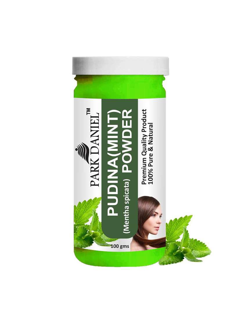 park daniel 100% pure & natural pudina powder & kasturi haldi powder combo pack of 2 jars of 100 gms(200 gms) - 18428050 -  Standard Image - 1