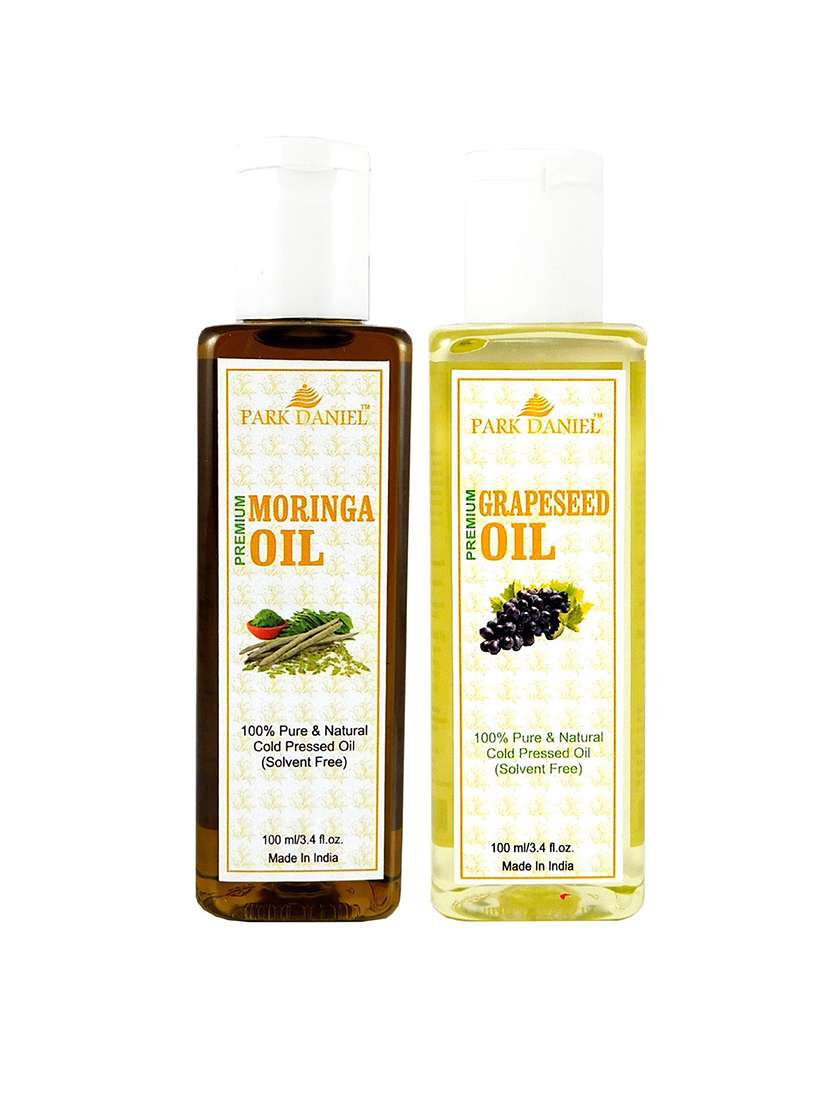 park daniel moringa oil & grapeseed oil- 2 bottles 100 ml (200ml)