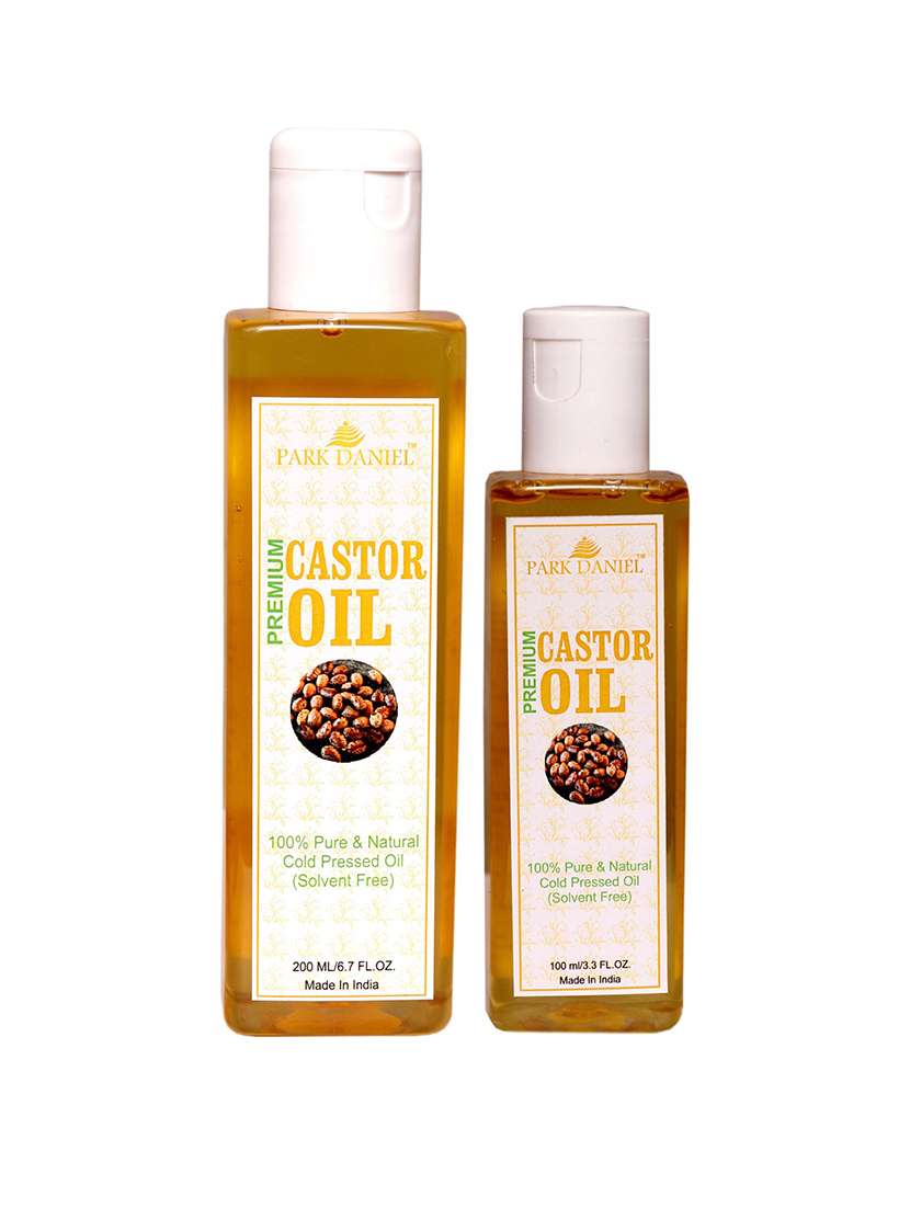 park daniel cold pressed castor oil combo(200 ml&100 ml)bottles