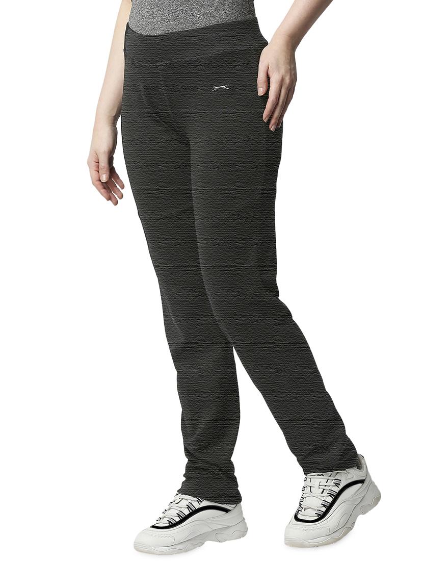 mid rise solid track pant - 18429886 - Standard Image - 1