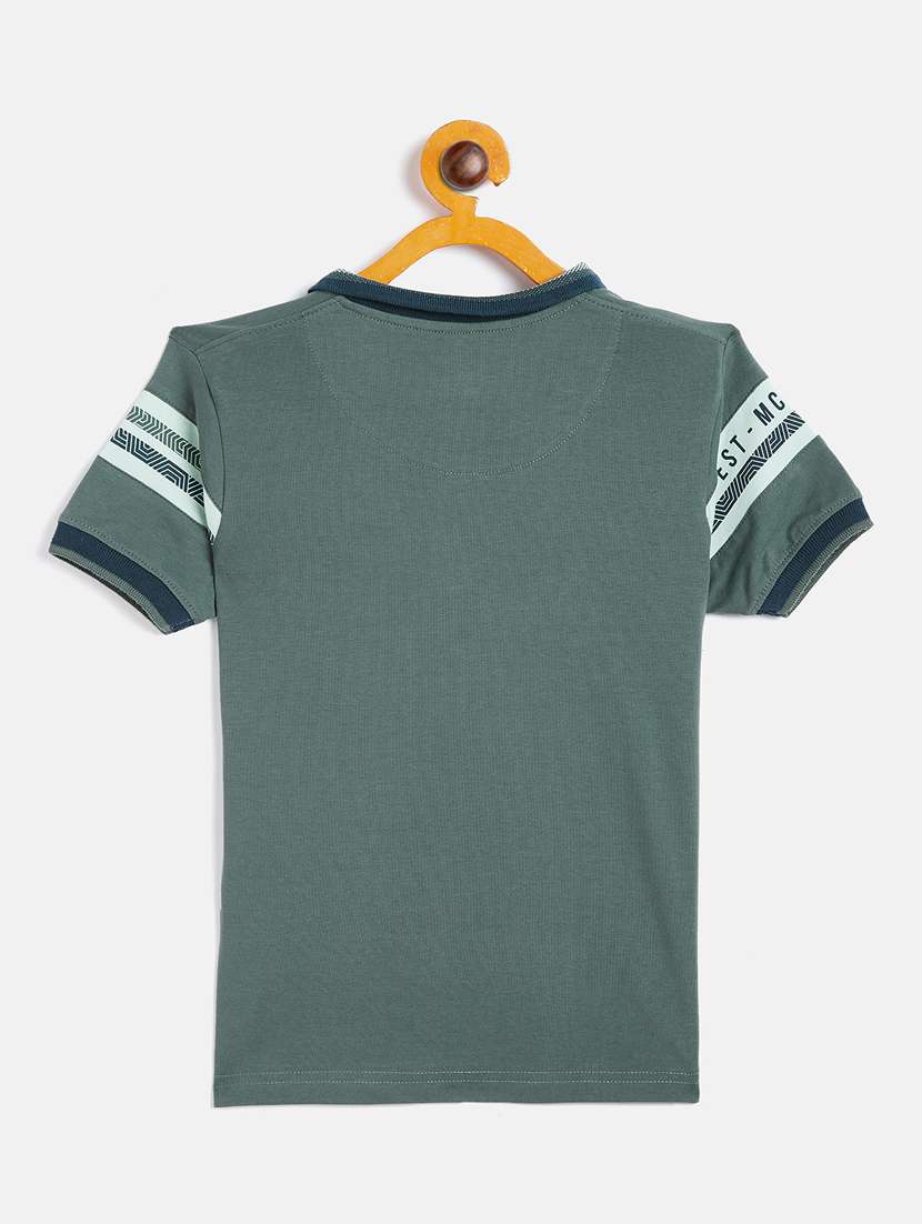 purist blue color block t-shirt - 18429938 -  Standard Image - 1