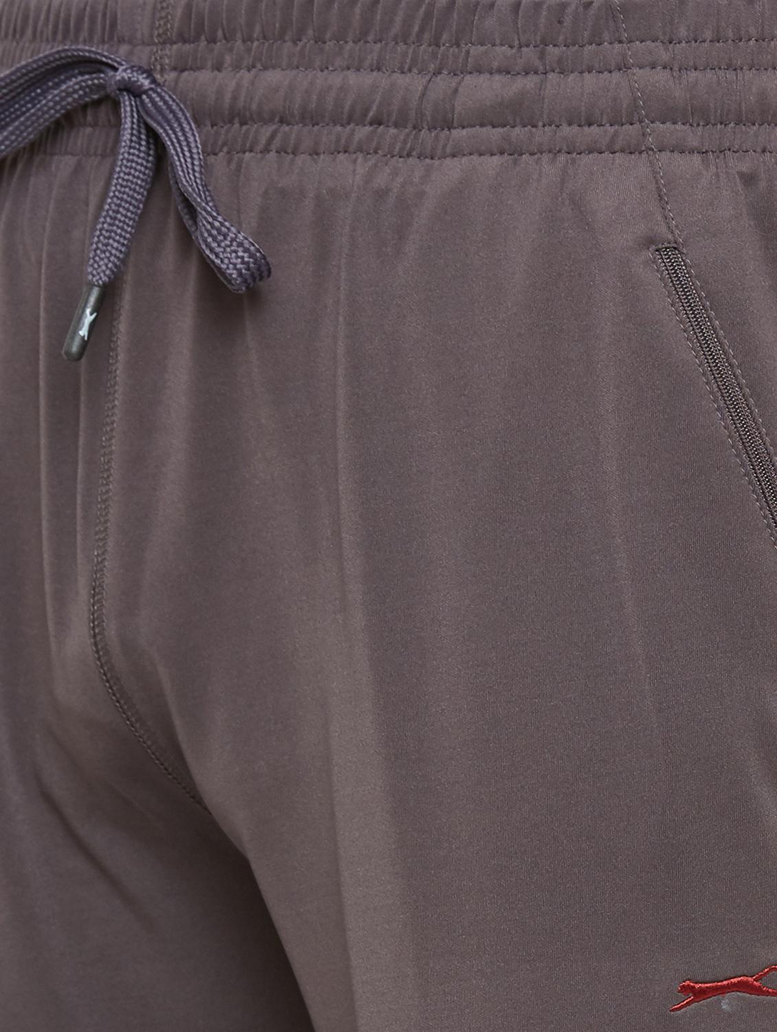 taupe solid track pant - 18429967 - Standard Image - 4