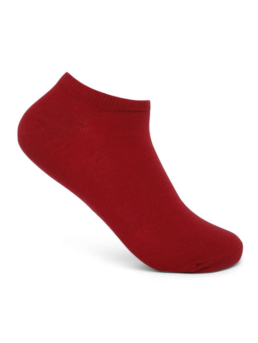 pack of 4 solid ankle length socks - 18431119 -  Standard Image - 1